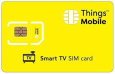 Carte SIM pour SMART TV / TÉLÉVISION CONNECTÉE -