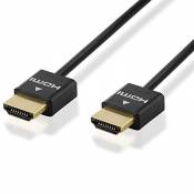 BestPlug Câble HDMI Universel 4 mm de diamètre avec