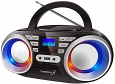 Lecteur CD portable | Lumières disco LED | Boombox