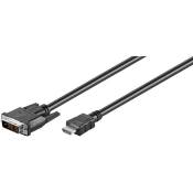CABLE HDMI / DVI-D câble 5,0 mètre