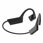 Écouteur Bluetooth Sans fil Conduction osseuse Stéréo Sport-Noir