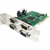 StarTech.com Carte PCI avec 4 Ports DB-9 RS232 - Adaptateur