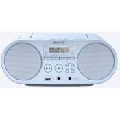 SONY ZSPS50W - Boombox CD USB - AM-FM - Blanc