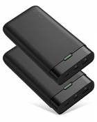 imuto Batterie Externe 20000mAh, [2 Pack] 20W PD 3.0