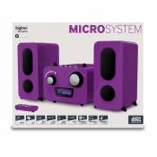 Bigben Interactive Bigben Interactive - Microchaîne violette Lecteur CD - Radio PLL FM Stéréo - 2 hauts parleurs