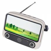 PTH800 Rétro TV Radio Mini Haut-parleur Bluetooth,