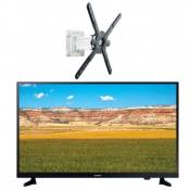 Pack SAMSUNG TV LED 32" 81cm HD Bord Slim + ERARD Support