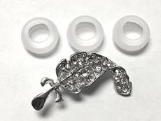 3pcs Small White Replacement Ear Gels Ear Buds for