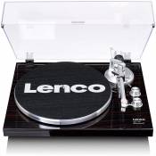 Lenco Platine Vinyle tourne disque 33,45 tr/min noyer