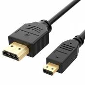 Rankie Câble Micro HDMI vers HDMI, Compatible Ethernet,