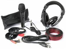 Fenton SH400 Kit Accessoires DJ Complet, Microphone,