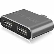 ICY BOX IB-Hub1201-C 2X USB 2.0 Hub (Type-C Plug to