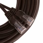 Lot de 10 câbles Ethernet RJ45 Marron 10 m
