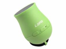 LEPA Q-Boom BTS03 - Haut-parleur - pour utilisation mobile - sans fil - Bluetooth - 3 Watt - vert pays