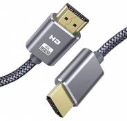 SUCESO Câble HDMI 4K 2M Câble HDMI 2.0 Haute Vitesse