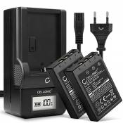 CELLONIC® Pack de 2X Batteries BCS-1 BCS-5 900mAh