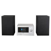 MEDION LIFE Micro-système audio P85003 (argent) - 2x15 W - radio Internet - DAB+ - PLL-UKW - Bluetooth 5.0 - lecteur CD - WLAN -