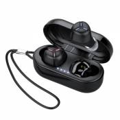 Étanche Tws Écouteurs Bluetooth Stéréo Sans Fil avec Chargeur Boîte Oreillettes Lyej1004