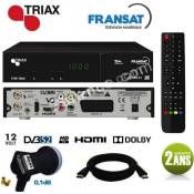 Triax THR 7600 HD Récepteur satellite + Carte FRANSAT