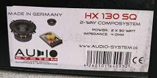 AUDIO SYSTEM HX 130 SQ