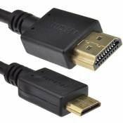 mini HDMI Type C Mâle Fiche Vers HDMI Mâle câble