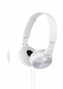 Sony MDR-ZX310APW Casque Pliable avec Microphone -