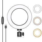 Neewer Mini LED Ring Light Selfie 6-Pouces, Anneau