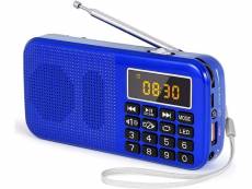 Radio portable mp3 sd usb aux avec batterie rechargeable