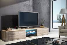 Ã‰légant meuble TV avec support/TV sonoma mat avec