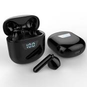 Écouteurs stéréo Bluetooth 5.0 avec affichage numérique