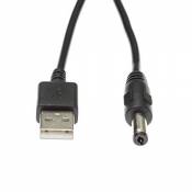 Kingfisher Technology 2m USB 5V 2A PC Black Charger