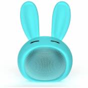 Chrono Haut-parleur Bluetooth mignon | kit mains libres amusant et puissant | étanche,Turquoise