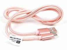 DURAGADGET Câble USB/Micro USB Rose Gold Compatible