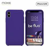 MOXIE Coque iPhone XS/iPhone X [BeFluo] Coque Silicone