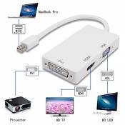 VSHOP ® Mini DisplayPort (Thunderbolt) à HDMI/DVI/VGA