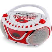 Radio CD-MP3 USB FM Fresh- blanc et rouge