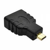Micro HDMI mâle vers HDMI Femelle Convertisseur Adaptateur