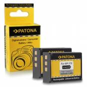 PATONA 2X Batterie NP-170 Compatible avec Medion Life