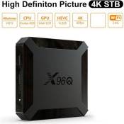 X96Q Smart TV BOX wifi 4k 2g + 16go TV box multimédia