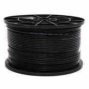 100 m de câble coaxial SAT 90 dB Mini 4 mm Noir Câble