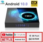 Dernier T95 Smart TV Box Android 10 4k 6k 4GB 64GB