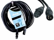 Accu Cable AC-DMX3/30 Câble 3-pin XLR mâle/3-pin XLR Femelle DMX 30 m