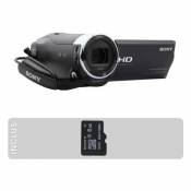Camescope SONY Pack CX240 noir + Micro SD 8GO
