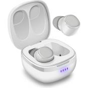 Ecouteur Sans Fil Bluetooth 5.0 Blanc True Wireless