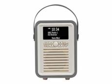 ViewQuest Retro Mini - Radio portative DAB - 5 Watt - gris