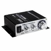 Lepy LP-V3S-Black Amplificateur Numérique 25 Wx2 pour