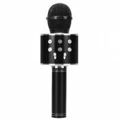 KTV - Microphone karaoké sans fil - Noir
