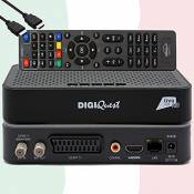 TIVUSAT Carte HD + DIGIQuest Q10 DVB-S2 Full HD Récepteur