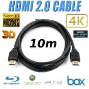 Câble HDMI 2.0 Longueur 10m 3D 4K UltraHD 2160p