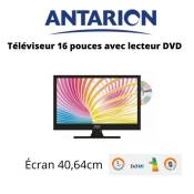 Antarion TV 16 DVD - 12V / 220V - camping car